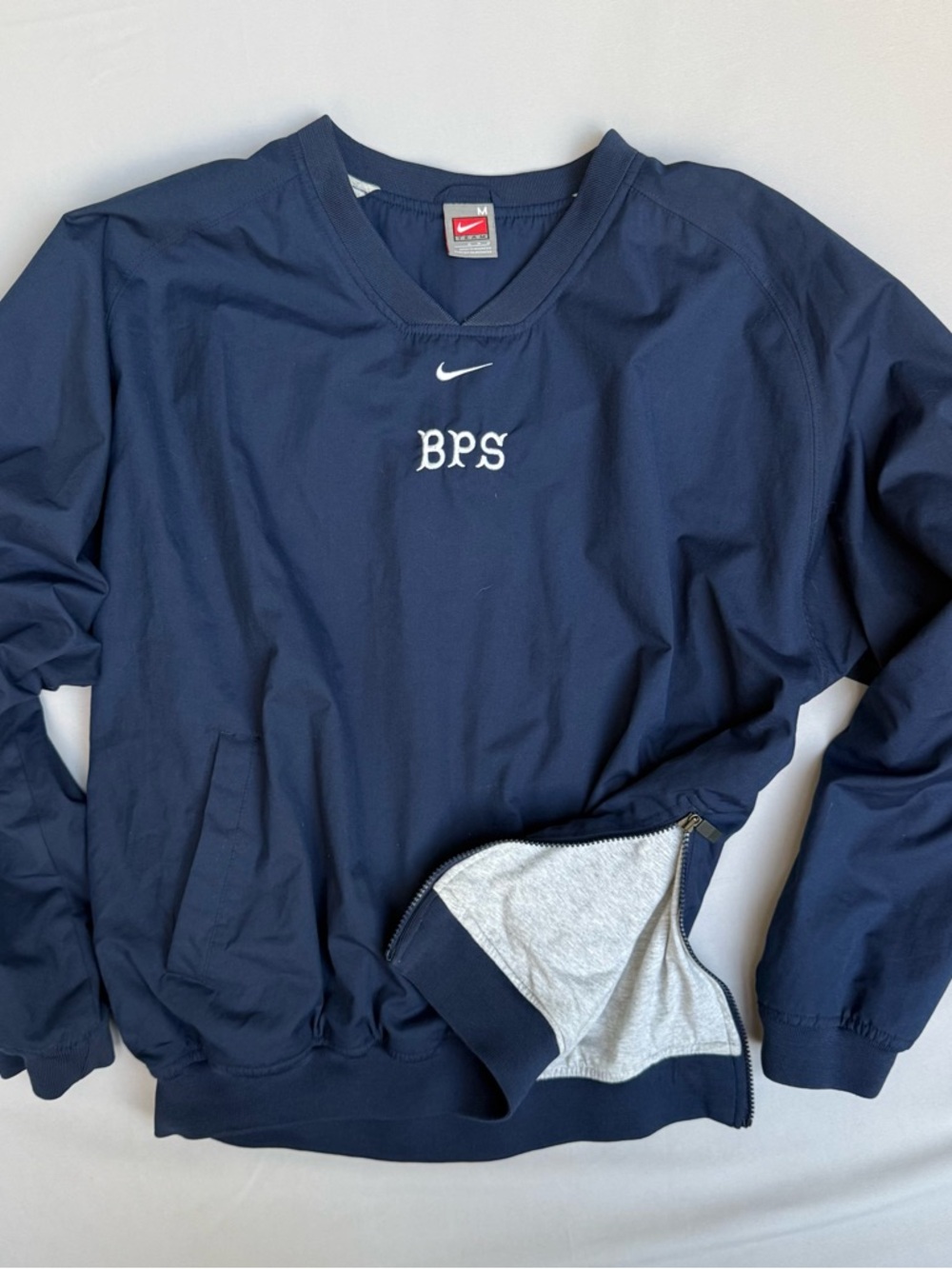 Nike Men's Navy Windbreaker with BPS Embroidery
